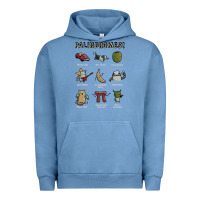 Pigment Pebble Blue palindromes! Urban Hoodie - artisFamous