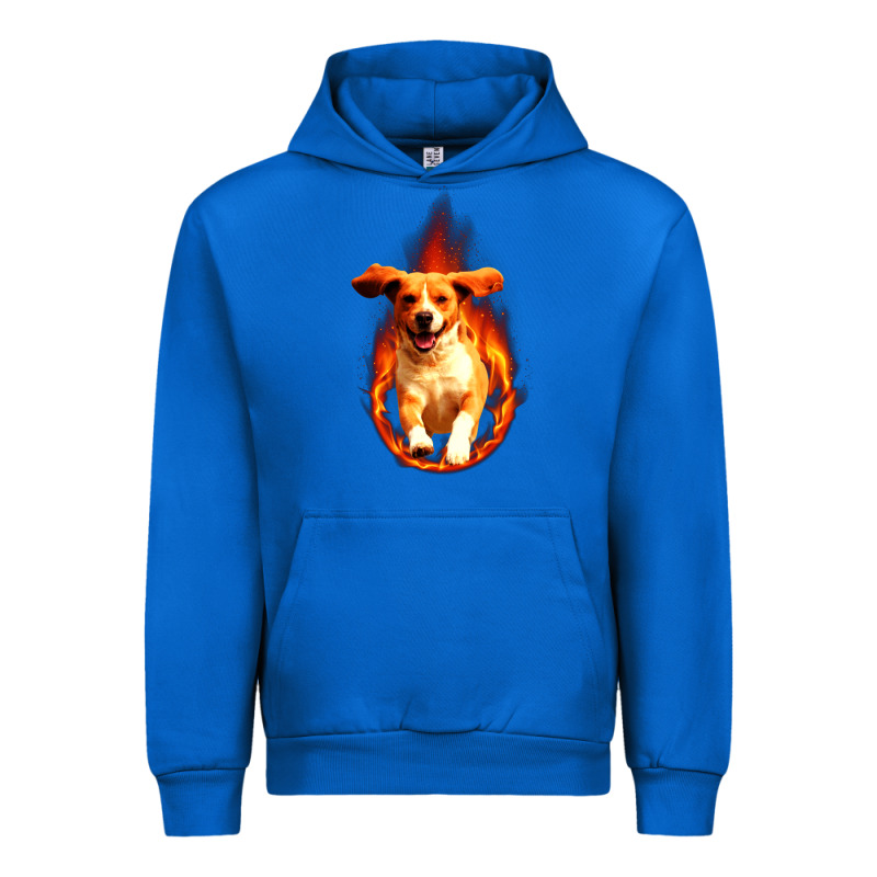 Dog In Fire Urban Hoodie by artisFamous | Teevron