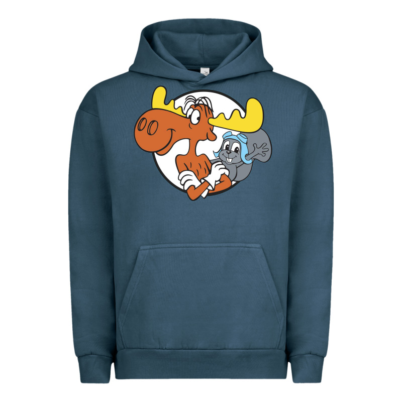 Vintage Rocky And Bullwinkle Urban Hoodie by artisFamous | Teevron