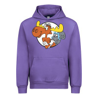 Tulip Vintage Rocky And Bullwinkle Urban Hoodie - artisFamous