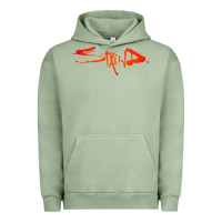 Pigment Oil Green staind new Urban Hoodie - artisFamous
