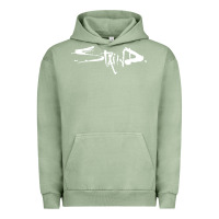 Pigment Oil Green staind new Urban Hoodie - artisFamous