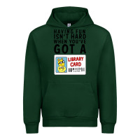 Forest Green arthur library card classic rachelrae09 Urban Hoodie - artisFamous