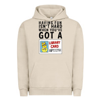 Pigment French Oak arthur library card classic rachelrae09 Urban Hoodie - artisFamous