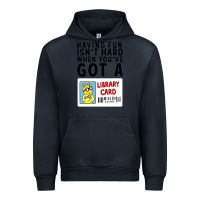 Navy arthur library card classic rachelrae09 Urban Hoodie - artisFamous
