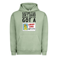 Pigment Oil Green arthur library card classic rachelrae09 Urban Hoodie - artisFamous