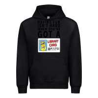 Black arthur library card classic rachelrae09 Urban Hoodie - artisFamous