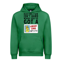 Emerald arthur library card classic rachelrae09 Urban Hoodie - artisFamous