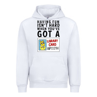 White arthur library card classic rachelrae09 Urban Hoodie - artisFamous