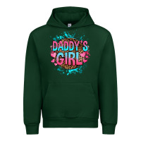 Forest Green daddy's girl Urban Hoodie - RanaPortraitStore