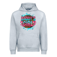 Heather Grey daddy's girl Urban Hoodie - RanaPortraitStore