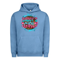 Pigment Pebble Blue daddy's girl Urban Hoodie - RanaPortraitStore