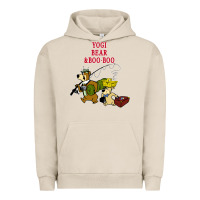 Pigment French Oak yogi bear & boo boo Urban Hoodie - artisFamous