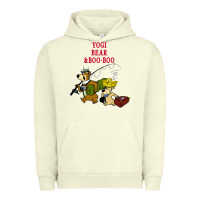 Pigment Pistachio yogi bear & boo boo Urban Hoodie - artisFamous