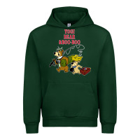 Forest Green yogi bear & boo boo Urban Hoodie - artisFamous