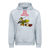 Heather Grey yogi bear & boo boo Urban Hoodie - artisFamous