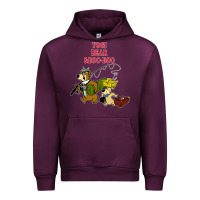 Mauve Wine yogi bear & boo boo Urban Hoodie - artisFamous
