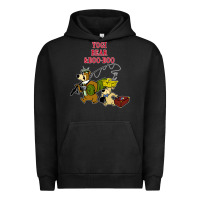 Pigment Black yogi bear & boo boo Urban Hoodie - artisFamous