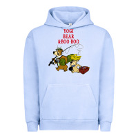 Pigment Grape Ice yogi bear & boo boo Urban Hoodie - artisFamous