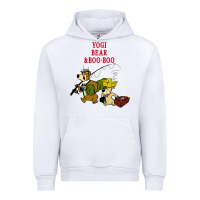 White yogi bear & boo boo Urban Hoodie - artisFamous