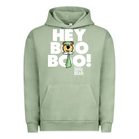Pigment Oil Green yogi bear Urban Hoodie - artisFamous