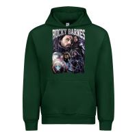 Forest Green bucky barnes a hero Urban Hoodie - artisFamous