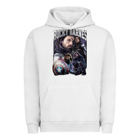 Pigment Lunar Rock bucky barnes a hero Urban Hoodie - artisFamous