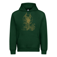 Forest Green sleeping beauty maleficent crow branchesy Urban Hoodie - artisFamous