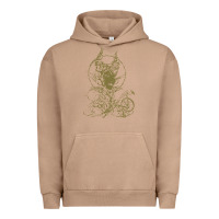Pigment Burro sleeping beauty maleficent crow branchesy Urban Hoodie - artisFamous