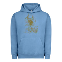 Pigment Pebble Blue sleeping beauty maleficent crow branchesy Urban Hoodie - artisFamous