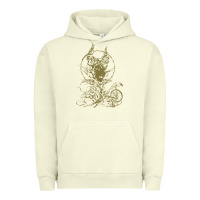 Pigment Pistachio sleeping beauty maleficent crow branchesy Urban Hoodie - artisFamous