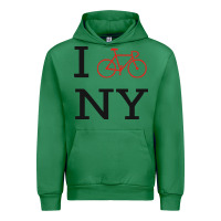 Emerald i bike ny funny bike Urban Hoodie - artisFamous