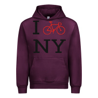 Mauve Wine i bike ny funny bike Urban Hoodie - artisFamous
