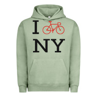 Pigment Oil Green i bike ny funny bike Urban Hoodie - artisFamous