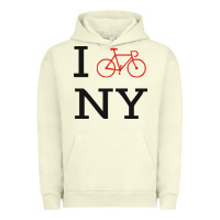 Pigment Pistachio i bike ny funny bike Urban Hoodie - artisFamous