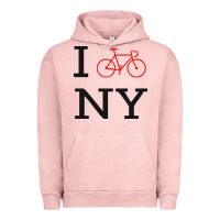 Pigment Salmon i bike ny funny bike Urban Hoodie - artisFamous
