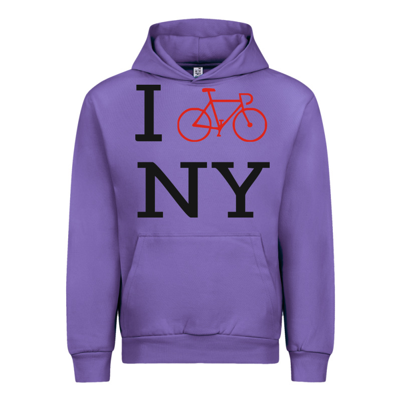 I Bike Ny Funny Bike Urban Hoodie by artisFamous | Teevron