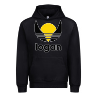 Black logan Urban Hoodie - artisFamous