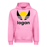 Fuchsia Pink logan Urban Hoodie - artisFamous