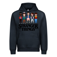 Navy stranger kids Urban Hoodie - artisFamous