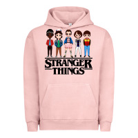 Pigment Salmon stranger kids Urban Hoodie - artisFamous