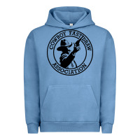 Pigment Pebble Blue cowboy fast draw association Urban Hoodie - artisFamous
