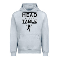 Heather Grey head of the table Urban Hoodie - artisFamous