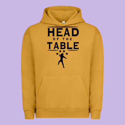 Head Of The Table Urban Hoodie Designed By Artisfamous