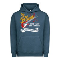Pigment Midnight Navy the blues music Urban Hoodie - artisFamous