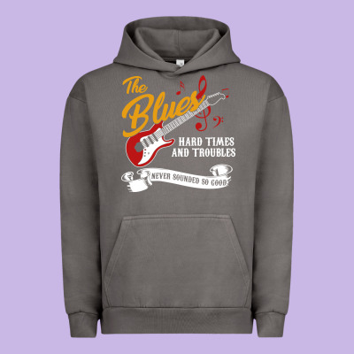 The Blues Music Urban Hoodie Designed By Artisfamous