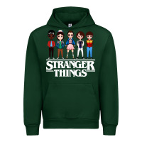 Forest Green stranger kids Urban Hoodie - artisFamous