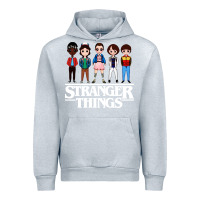 Heather Grey stranger kids Urban Hoodie - artisFamous
