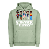 Pigment Oil Green stranger kids Urban Hoodie - artisFamous