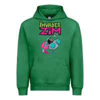 Emerald Invader Zim Gir Urban Hoodie - artisFamous